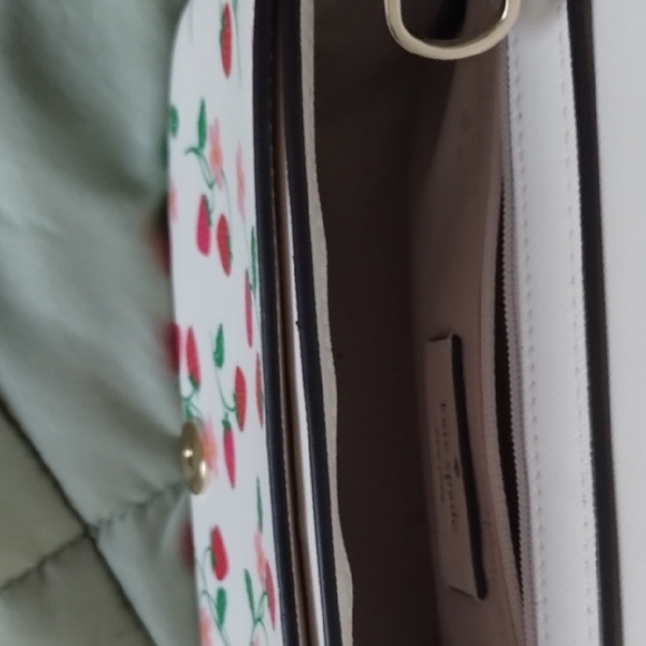 Kate Spade Cream and Pink Strawberry Crossbody Bag - Picture 3 of 4